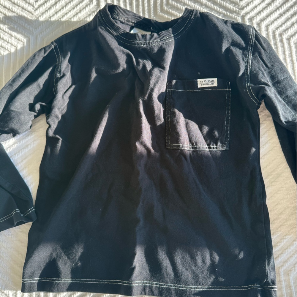 Zara Black Long Sleeve Tee for Kids